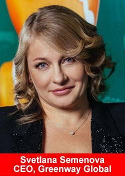 Svetlana Semenova, CEO of Greenway Global