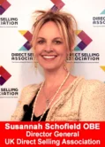 Susannah Schofield OBE, Director General of the UK Direct Selling Association (DSA UK)