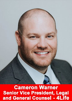 Cameron Warner 4Life General Counsel