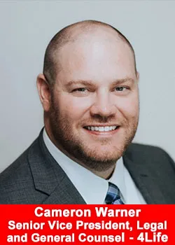 Cameron Warner 4Life General Counsel