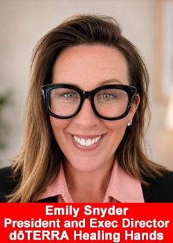 Emily Snyder, President and Executive Director of dōTERRA Healing Hands Foundation