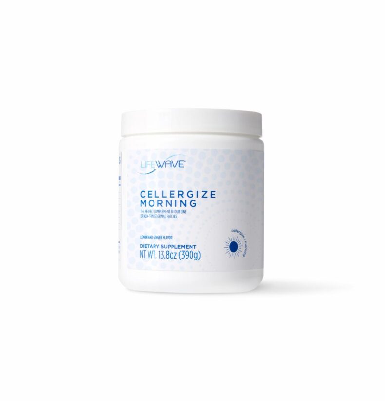 Cellergize Morning dietary supplement container by LifeWave