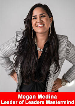 Megan Medina, systems strategist and Leader of Leaders Mastermind participant, in a professional portrait