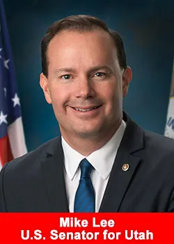U.S. Senator Mike Lee of Utah, sponsor of the Direct Seller and Real Estate Agent Harmonization Act