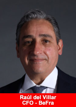 Raúl del Villar Betterware CFO BeFra