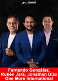 Summit Networkers Team leaders Fernando González Rubén Jara and Jonathan Díaz
